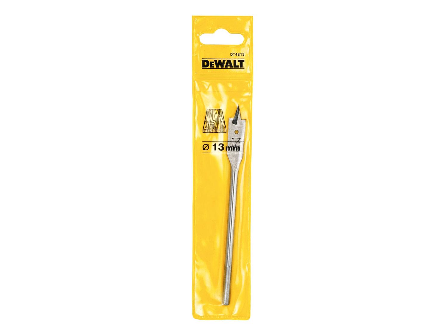 DEWALT DEWDT4813QZ Flat Wood Drill Bit 13 x 160mm