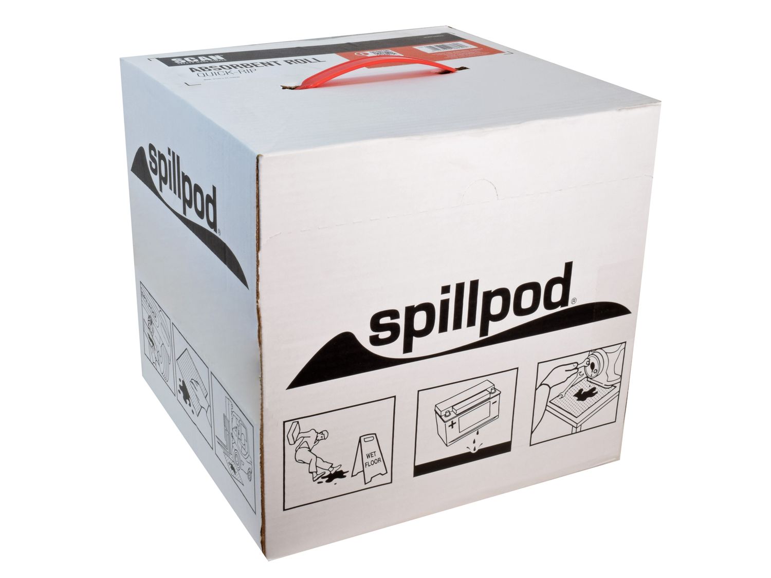 Scan SCASCUAROLL Universal Absorbent Quick-Rip Roll Box