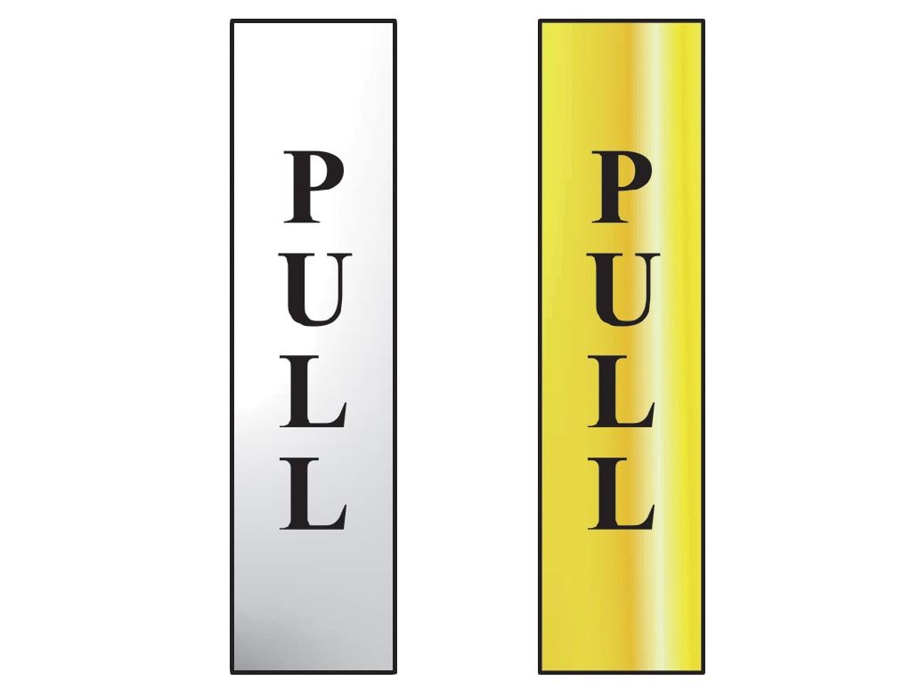 Scan SCA6034C Pull Vertical - Polished Chrome Effect 50 x 200mm
