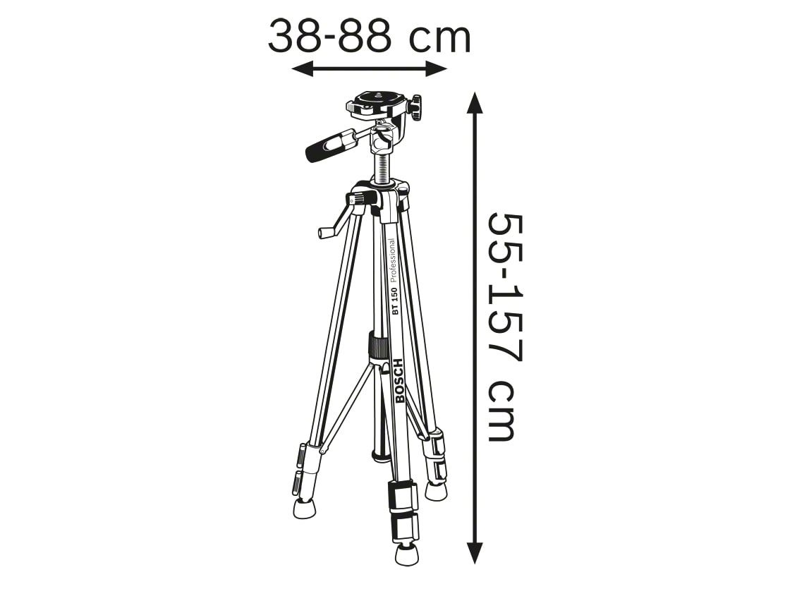 Bosch BSH601096B00 BT 150 Professional Building Tripod