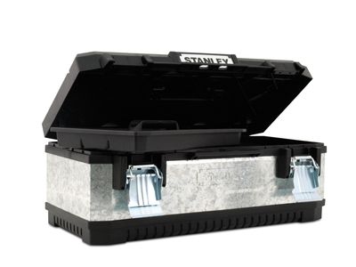 STANLEY STA195618 Galvanised Metal Toolbox 50cm (20in)