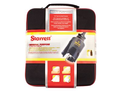 Starrett STRKMP11021 KMP11021 TCT General Purpose Holesaw Kit, 13 Piece