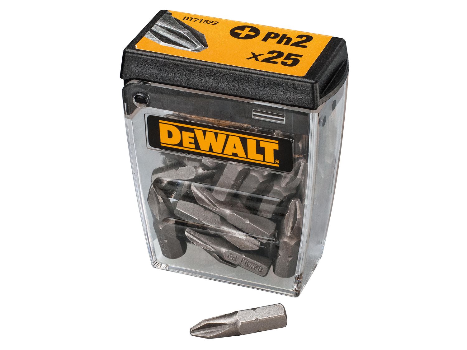 DEWALT DEWDT71522QZ PH2 25mm Standard Tic Tac Display 21 x Packs of 25