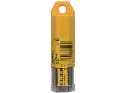 DEWALT DEWDT5552QZ Extreme 2 Metal Drill Bits (10) 7.5mm OL:109mm WL:66mm