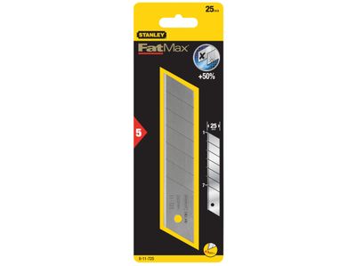 STANLEY STA011725 FatMax Snap-Off Blades 25mm (Pack 5)
