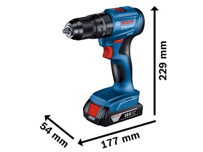 Bosch BSH6019K3300 GSB 18V-45 Professional Combi Drill 18V Bare Unit