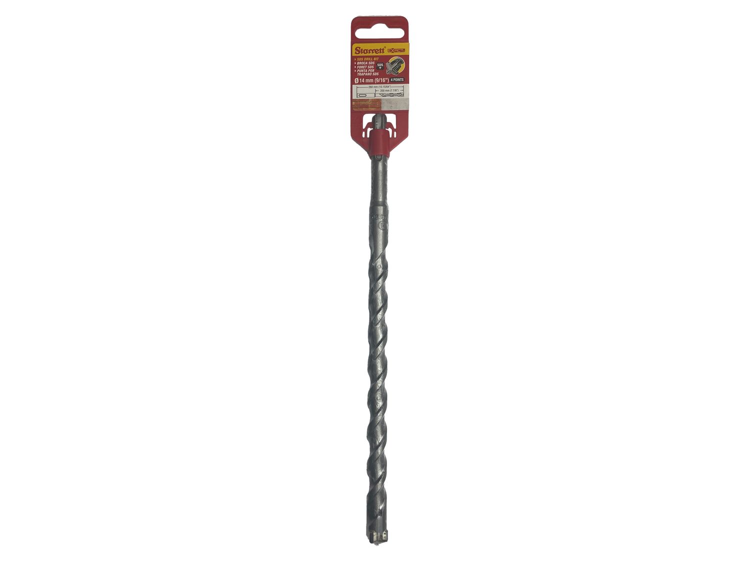 Starrett STRKBPX14D SDS Plus 4 Point Drill Bit 14 x 260mm