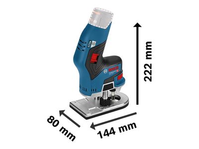 Bosch BSH6016B0072 GKF 12V-8 Professional Palm Router 12V Bare Unit