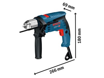 Bosch BSH601217160 GSB 13 RE 13mm Keyless Chuck Impact Drill 600W 110V