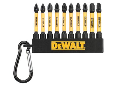 DEWALT DEWDT7276QZ DT7276QZ Pozi Bit Keyring 10 Piece (Jar of 50)