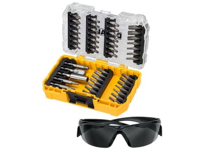 DEWALT DEWDT70704QZ DT70704 Screwdriving Set, 47 Piece + Safety Glasses