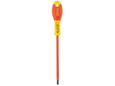 STANLEY STA065413 FatMax VDE Insulated Screwdriver Parallel Tip 5.5 x 150mm