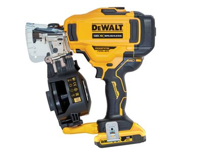 DEWALT DEWDCN45RND2 DCN45RND2 XR Brushless Roofing Coil Nailer 18V 2 x 2.0Ah Li-ion