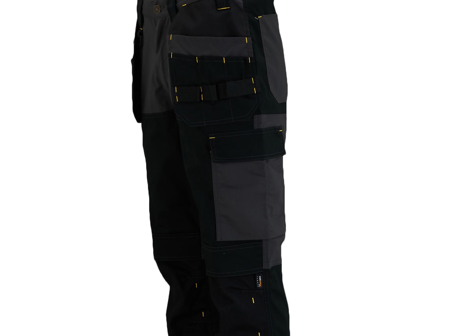 STANLEY Clothing STCDIXONGB34 Dixon Slim Fit Trousers Grey/Black Waist 34in Leg R