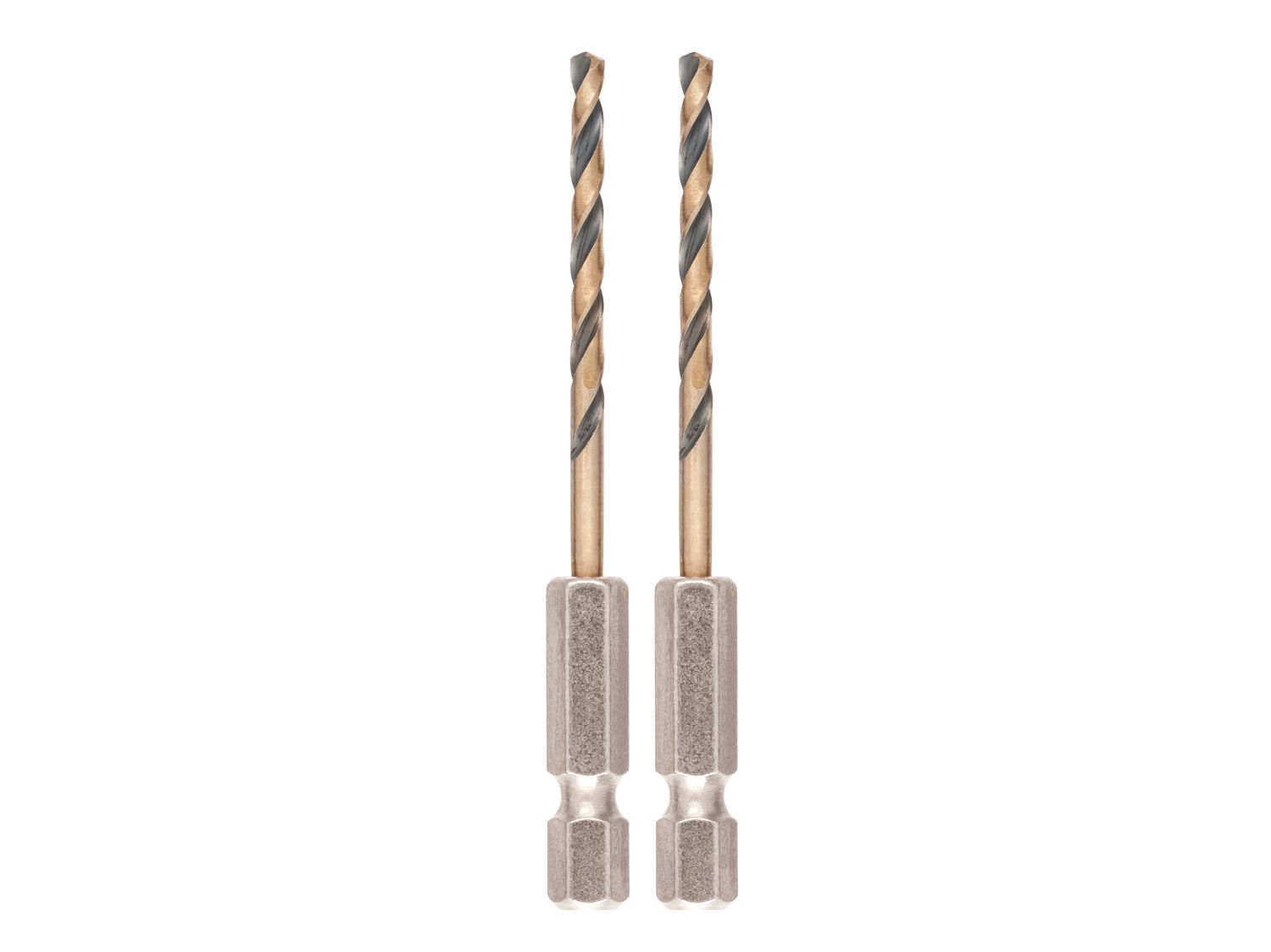DEWALT DEWDT20602QZ BLACK&amp;GOLD Hex HSS-G Drill Bits (2) 3.0mm