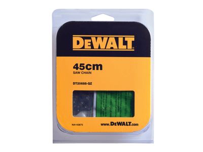 DEWALT DEWDT20688QZ DT20688 FlexVolt Chainsaw Chain 45cm