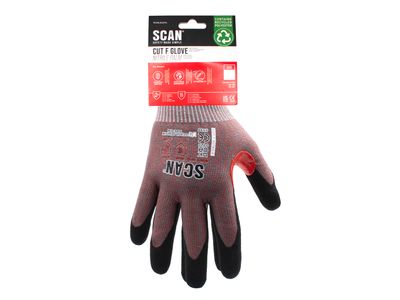 Scan SCAGLOCUTFM Nitrile Palm Cut F Gloves - M (Size 8)