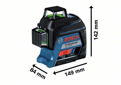 Bosch BSH601063T03 GLL 3-80 CG Professional 360° Line Laser + BM 1 Professional Universal Mount