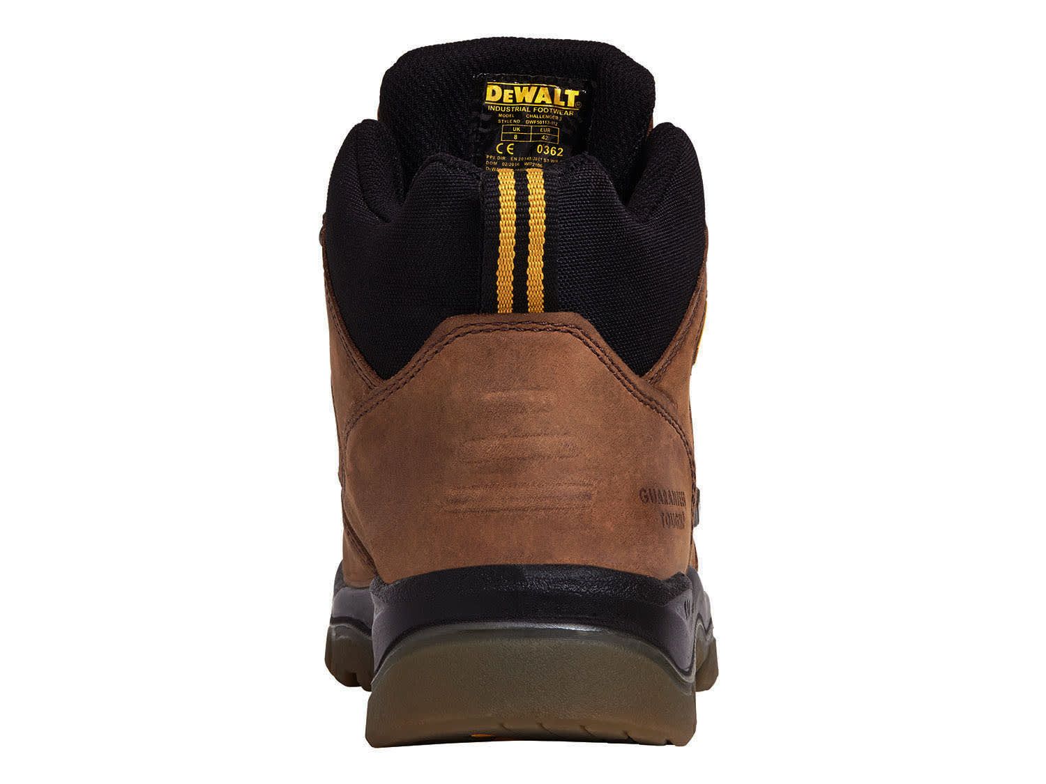 DEWALT DEWCHAL3BR10 Challenger 3 Sympatex Waterproof Hiker Boots Brown UK 10 EUR 45