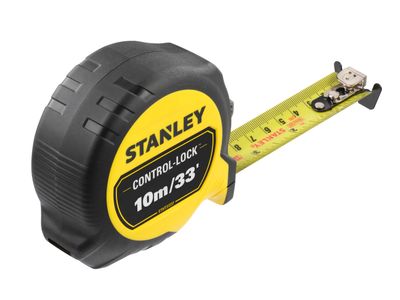STANLEY STA537237 CONTROL-LOCK™ Pocket Tape 10m/33ft (Width 25mm)