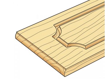 Trend TRE70114TC 7/01 x 1/4 TCT Ovolo &amp; Round Over 2.5mm Radius