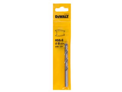 DEWALT DEWDT5219QZ HSS-G Jobber Drill Bit 8.0mm OL:117mm WL:75mm