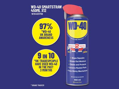 WD-40 W/D44137 WD‑40 Multi-Use Smart Straw 450ml Box of 12