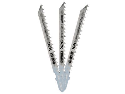 DEWALT DEWDT2220QZ XPC Bi-Metal Wood Jigsaw Blades Pack of 3 T144DF