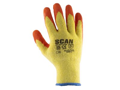 Scan SCAGLOKSPKXL Knitshell Latex Palm Gloves - XL (Size 10) (Pack 12)