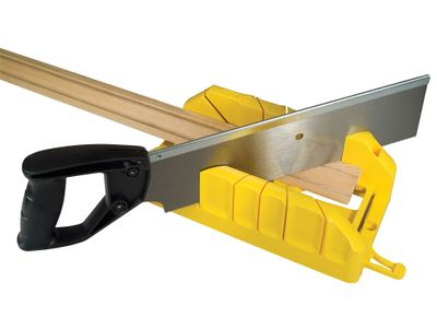 STANLEY STA119800 Saw Storage Mitre Box with Saw