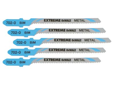 DEWALT DEWDT2054QZ HSS Metal Cutting Jigsaw Blades Pack of 5 T118EOF