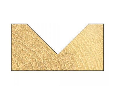 Trend TRE101112TC 10/11 x 1/2 TCT V-Groove Chamfer 45° 19.0 x 38mm