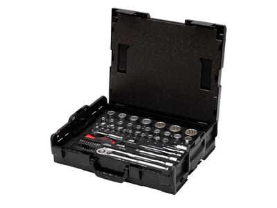 Wiha WHA44685 1/4in &amp; 1/2in Nut Driver &amp; Bit Set, 60 Piece (inc. Case)