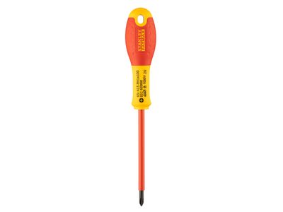 STANLEY STA065415 FatMax VDE Insulated Screwdriver Phillips Tip PH1 x 100mm