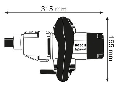 Bosch BSH6011A7070 GRW 12 E Professional Stirrer &amp; Paddle 1,200W 240V
