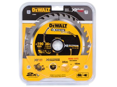 DEWALT DEWDT99563QZ XR FlexVolt Circular Saw Blade 190 x 30mm x 36T
