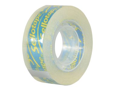 Sellotape SLT1569088 Super Clear Sticky Tape - 1 Roll 18mm x 25m