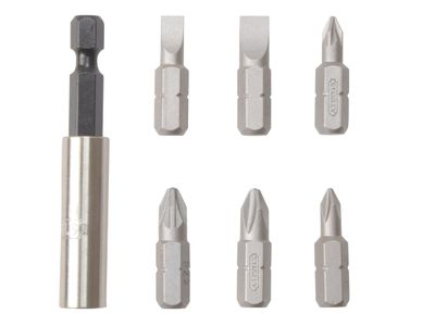 STANLEY STA168737 Slotted/Phillips/Pozidriv Insert Bit Set, 7 Piece