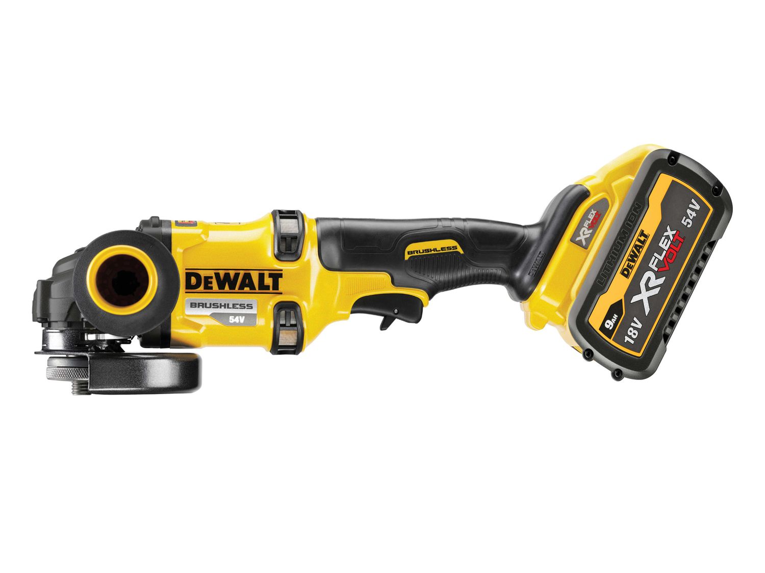 DEWALT DEWDCG418X2 DCG418X2 XR FlexVolt Grinder 125mm 54V 2 x 3.0Ah Li-ion