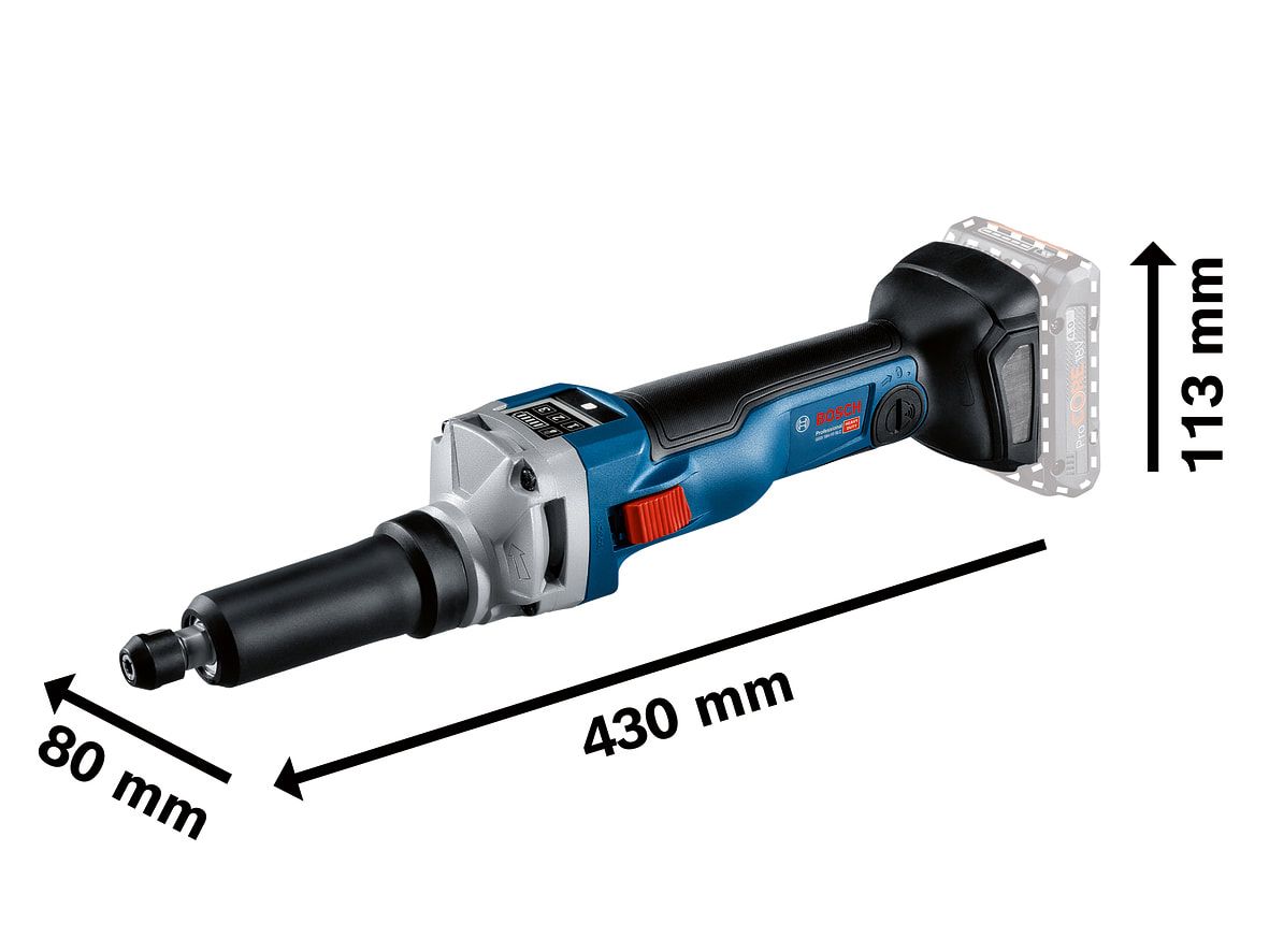 Bosch BSH6012B4001 GGS 18V-10 SLC Professional Straight Grinder 18V Bare Unit