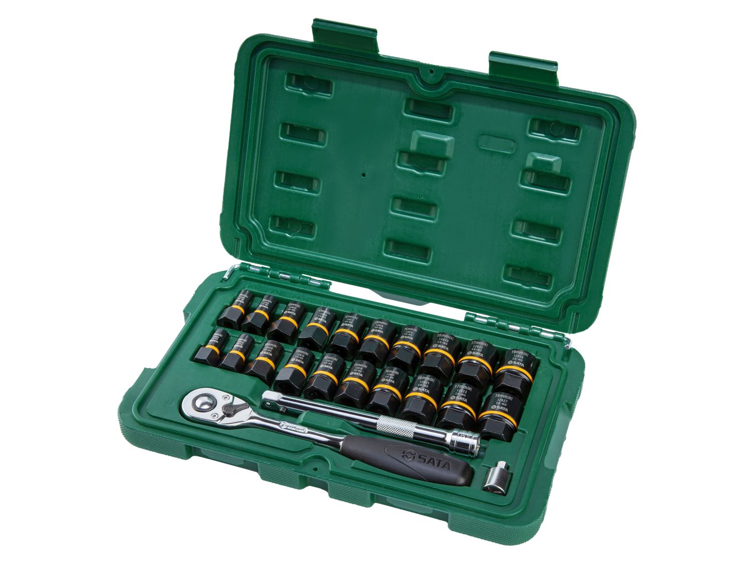 SATA Tools SATST09138 1/4in &amp; 3/8in BoltBiter Set, 23 Piece