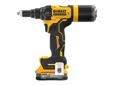 DEWALT DEWDCF403E1T DCF403E1T XR 3/16in Brushless Riveter 1 x 1.7Ah POWERSTACK™ Li-ion