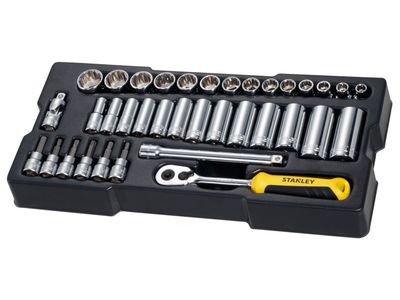 STANLEY STA174174 3/8in Drive Metric Socket Module 36 Piece