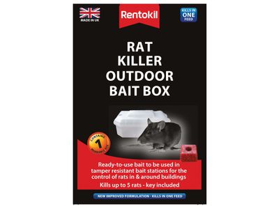Rentokil RKLPSR71 Rat Killer Outdoor Bait Box