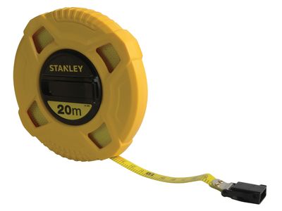 STANLEY STA034296 Closed Case Fibreglass Long Tape 20m (Width 13mm)