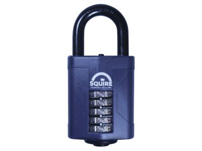 Squire HSQCP60 CP60 Combination Padlock 5-Wheel 60mm