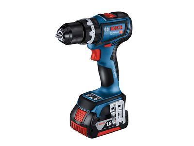Bosch BSH6019K6171 GSB 18V-90 C Professional Combi Drill 18V 2 x 4.0Ah Li-ion
