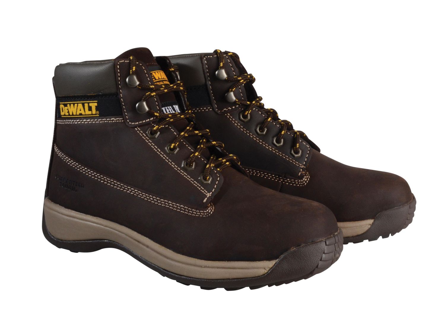 DEWALT DEWAPPREN7B Apprentice Hiker Nubuck Boots Brown UK 7 EUR 41