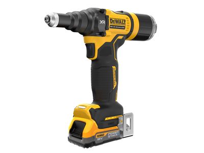 DEWALT DEWDCF403E1T DCF403E1T XR 3/16in Brushless Riveter 1 x 1.7Ah POWERSTACK™ Li-ion