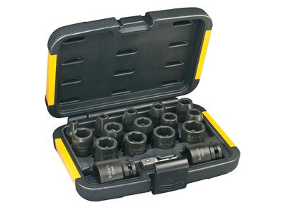 DEWALT DEWDT7506QZ DT7506 Impact Socket Set, 17 Piece